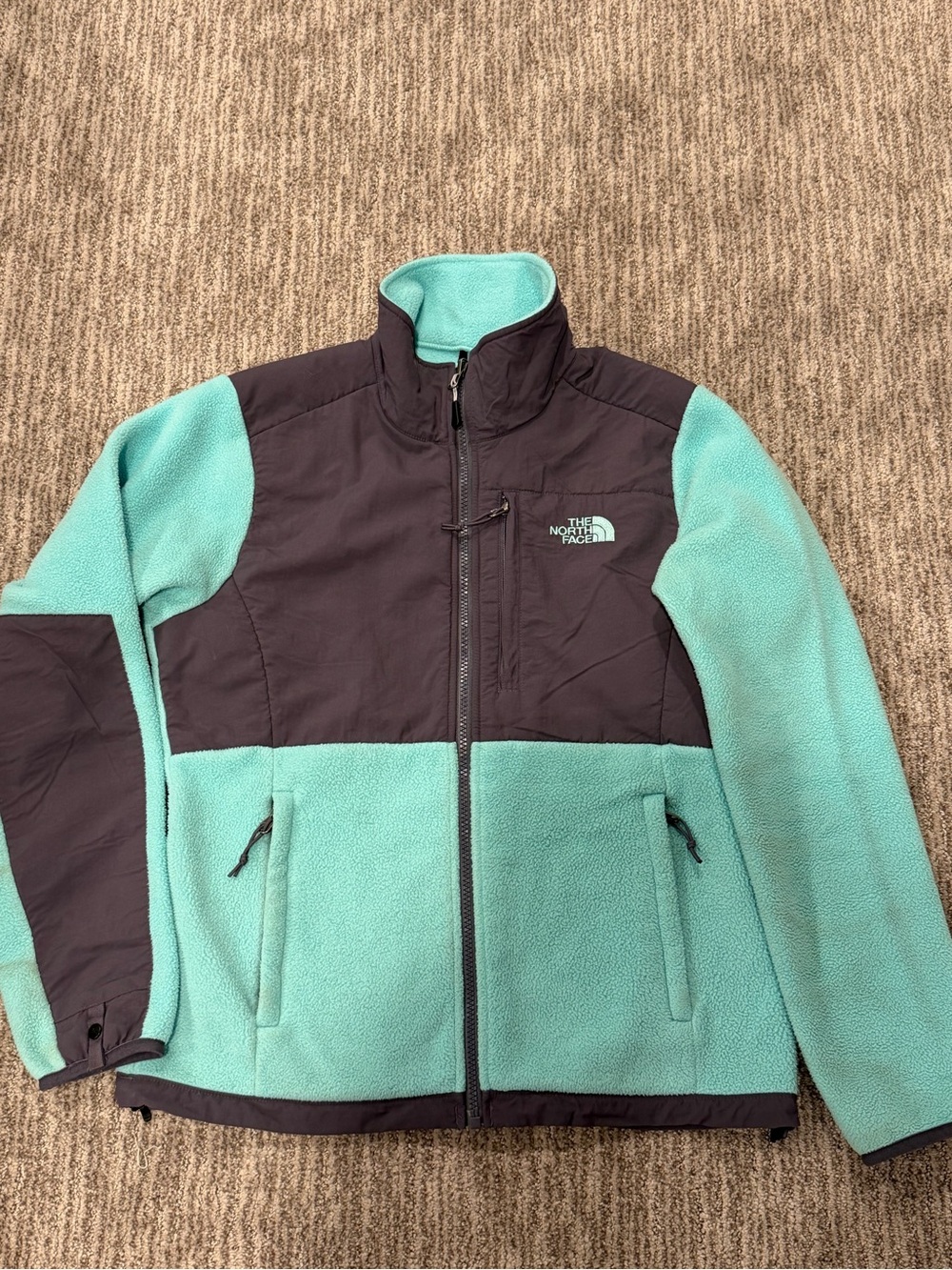The North Face Denali Fleece Jacket Women’s Size Small Mint Green Full Zip